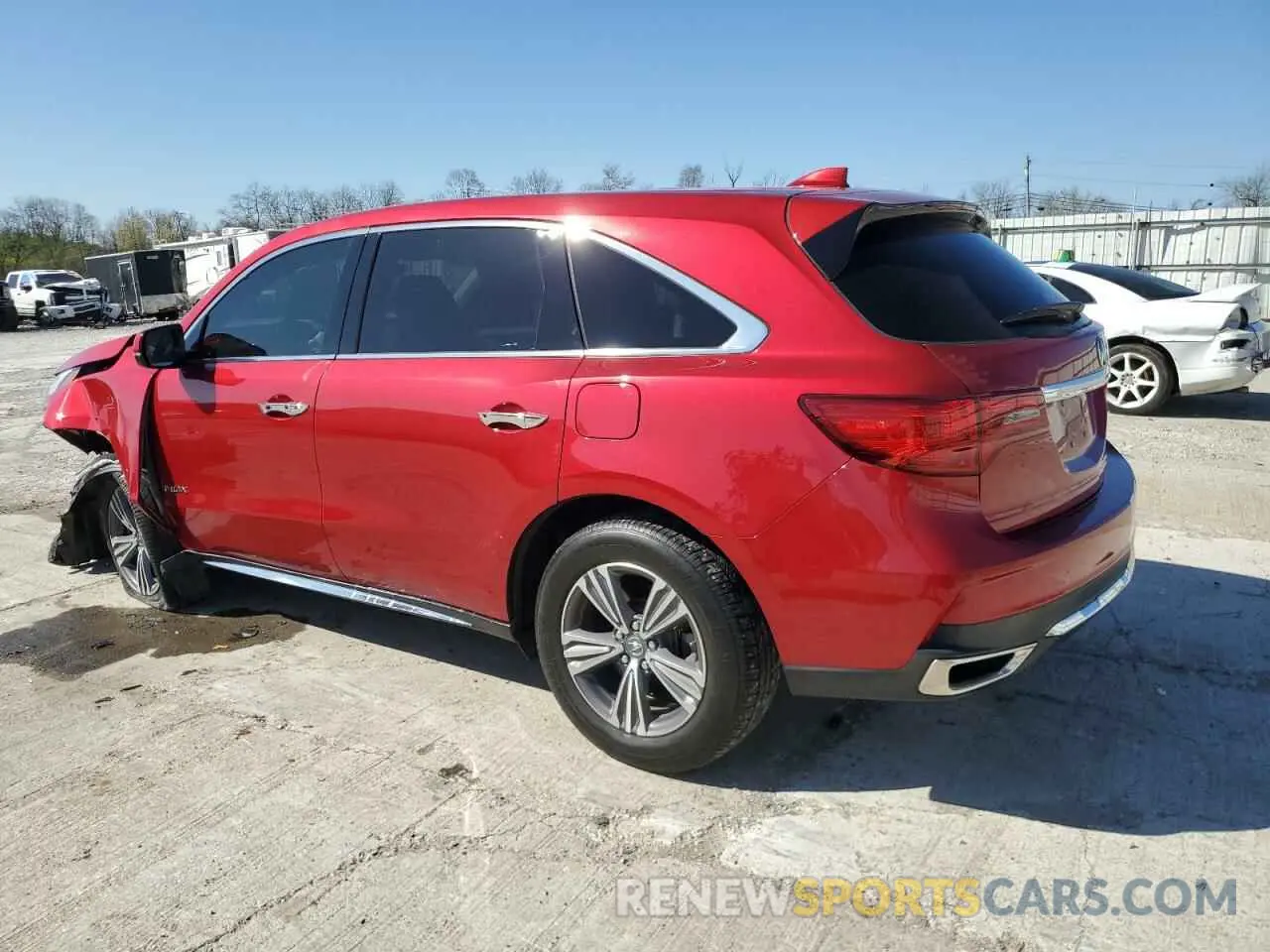 2 Photograph of a damaged car 5J8YD3H3XKL003627 ACURA MDX 2019