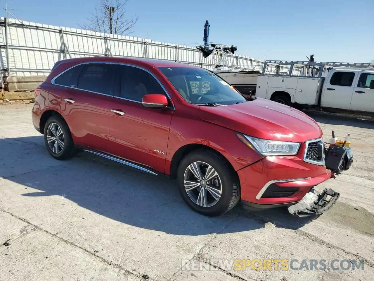 4 Photograph of a damaged car 5J8YD3H3XKL003627 ACURA MDX 2019