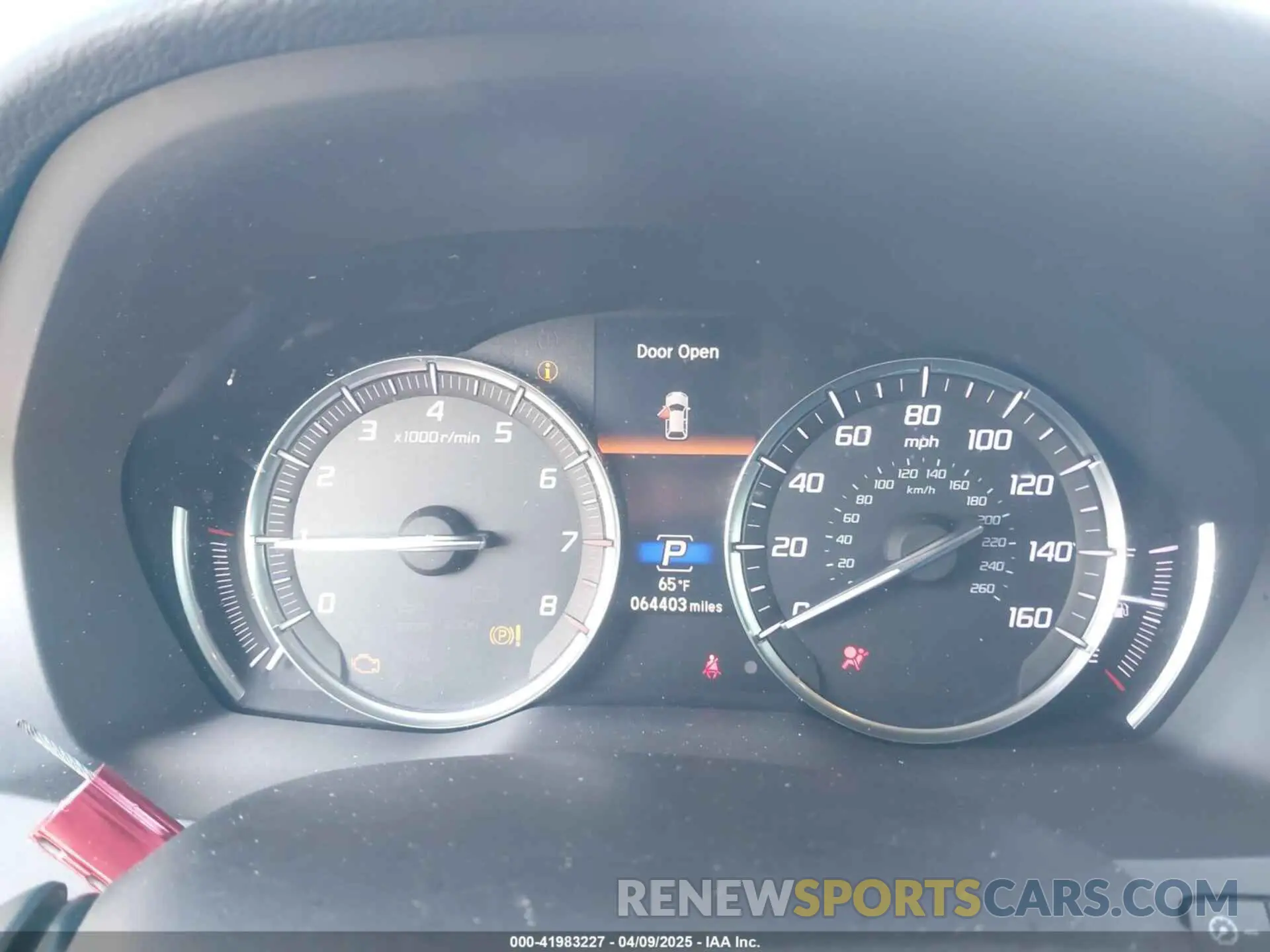 7 Photograph of a damaged car 5J8YD3H55KL008154 ACURA MDX 2019