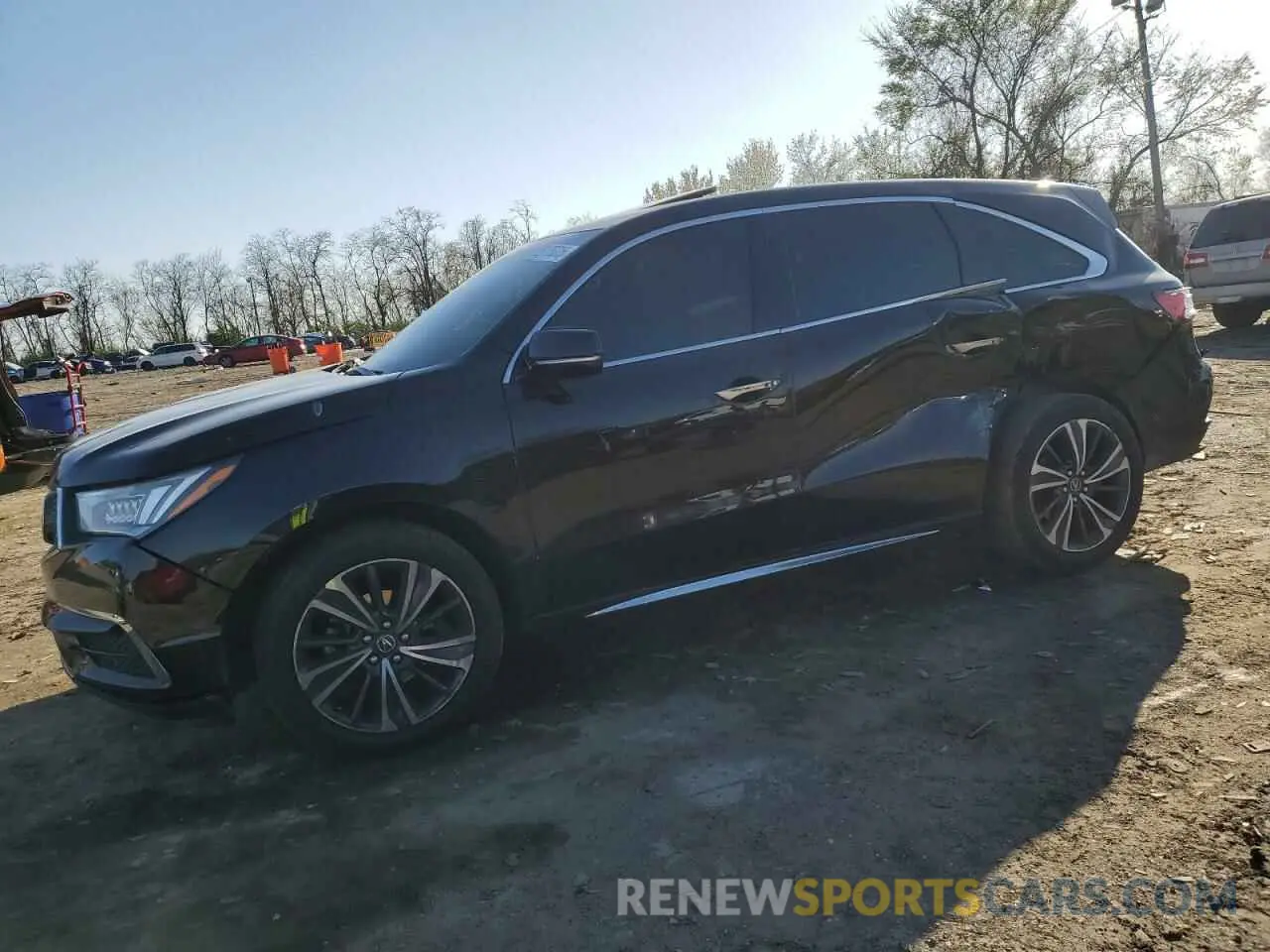 1 Photograph of a damaged car 5J8YD3H57KL001707 ACURA MDX 2019