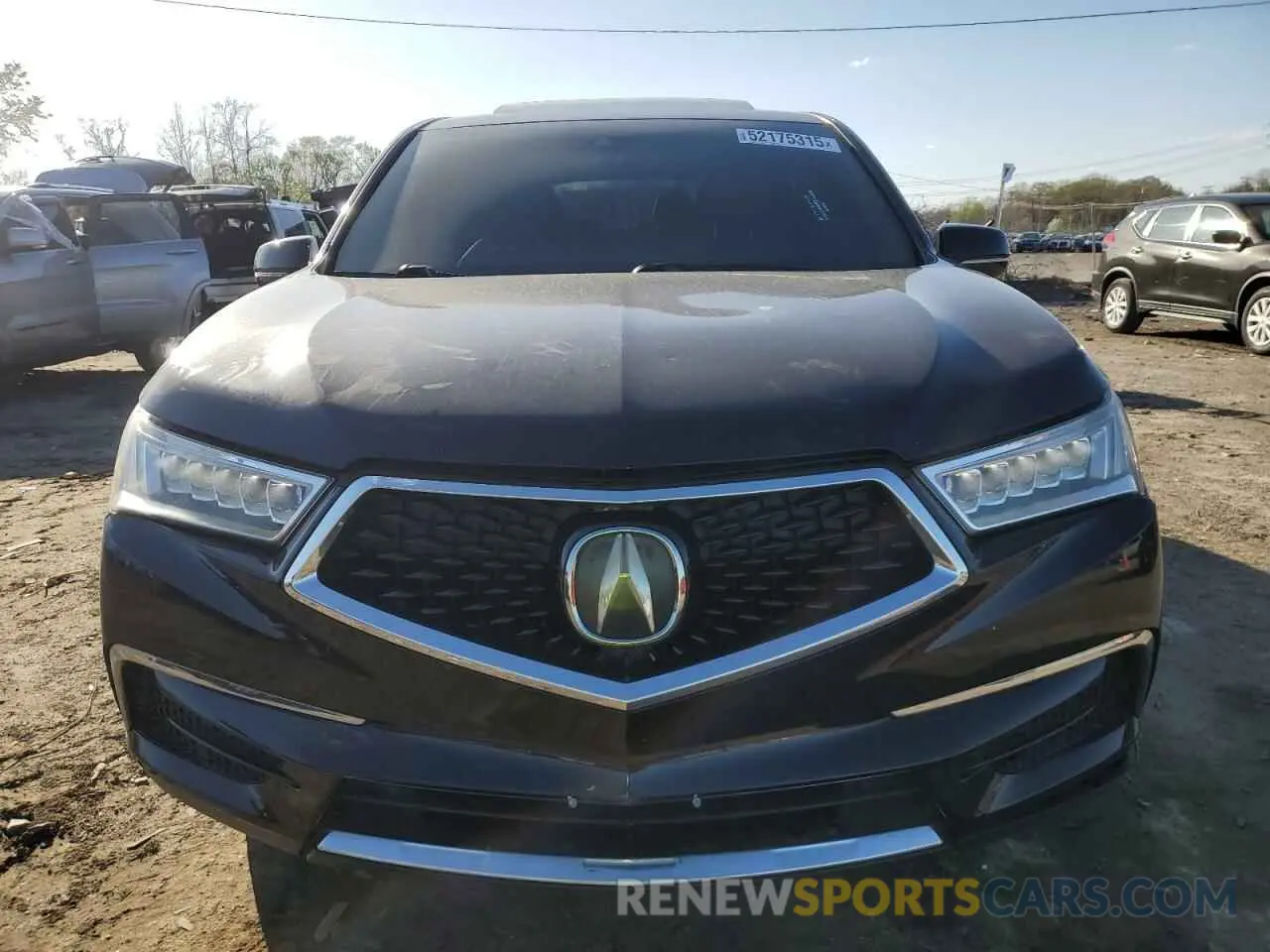 5 Photograph of a damaged car 5J8YD3H57KL001707 ACURA MDX 2019