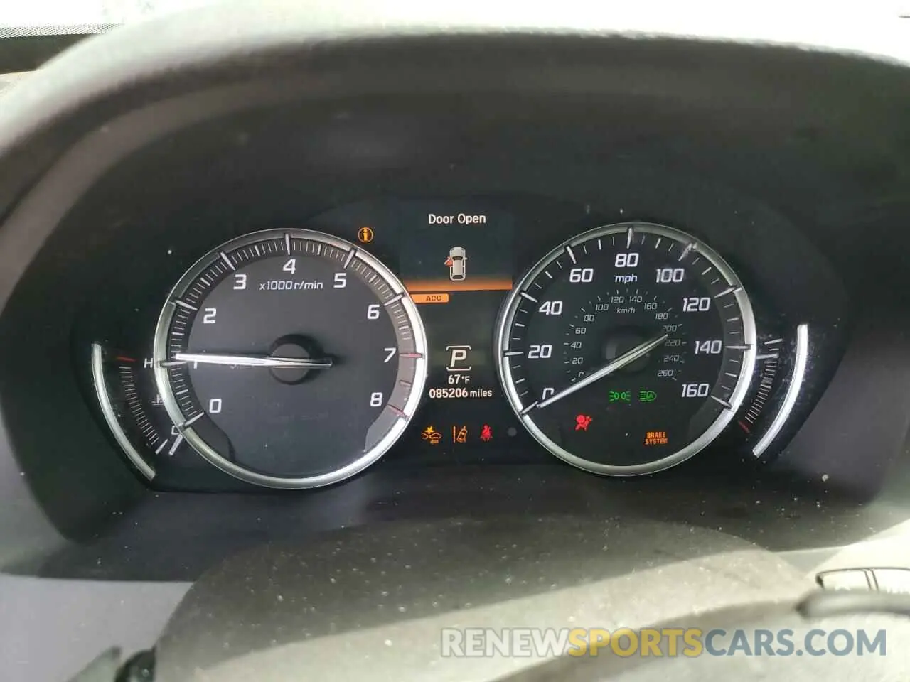 9 Photograph of a damaged car 5J8YD3H58KL007208 ACURA MDX 2019