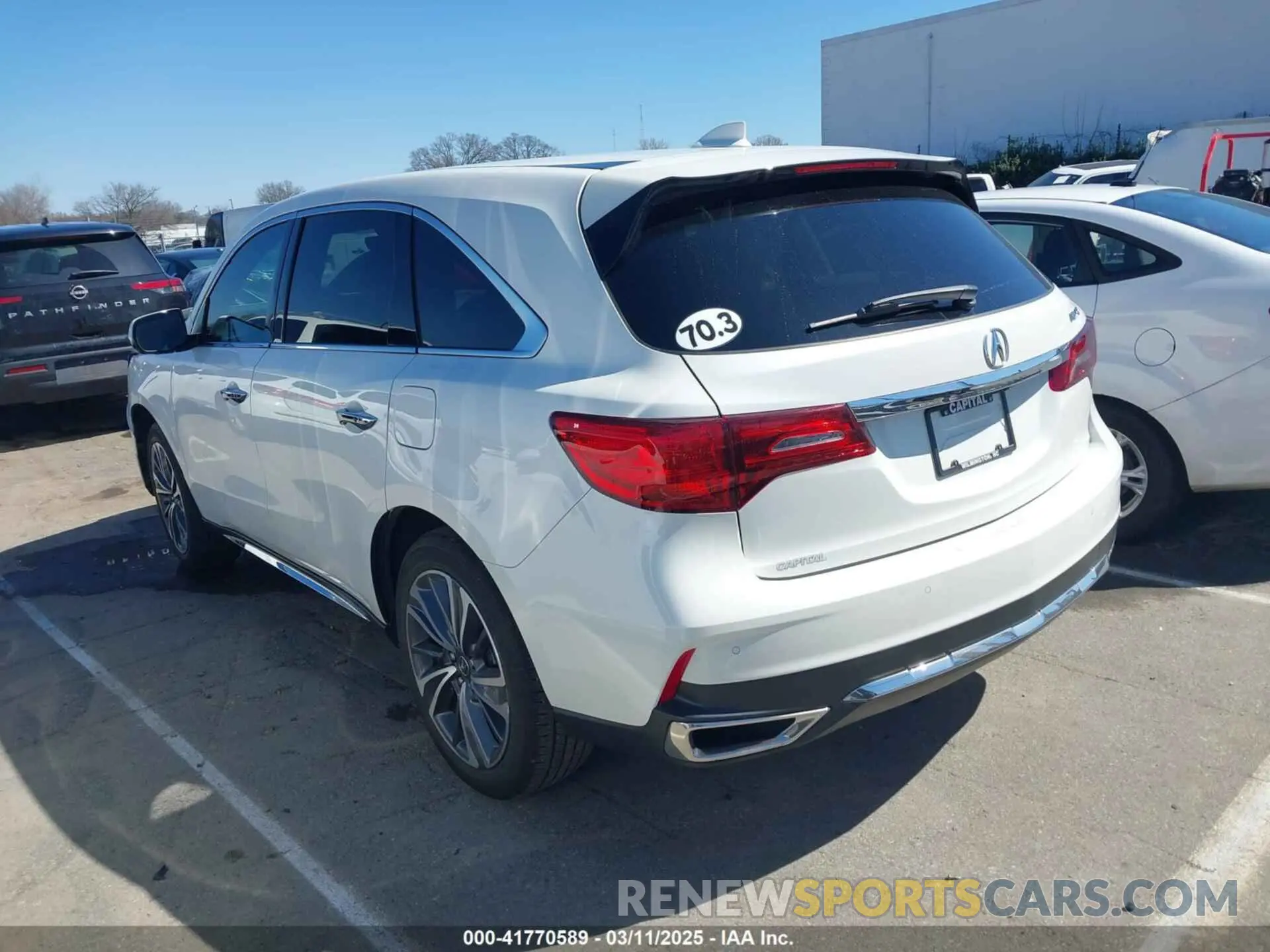 3 Photograph of a damaged car 5J8YD3H58KL009251 ACURA MDX 2019