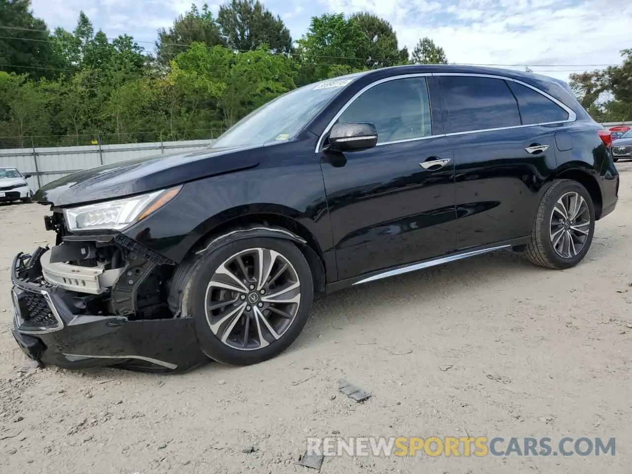 1 Photograph of a damaged car 5J8YD3H5XKL011616 ACURA MDX 2019