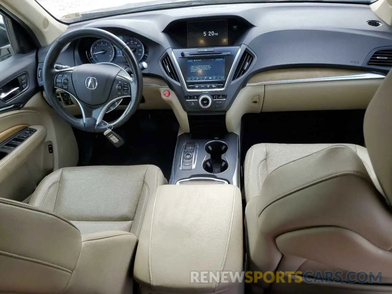 8 Photograph of a damaged car 5J8YD3H5XKL011616 ACURA MDX 2019