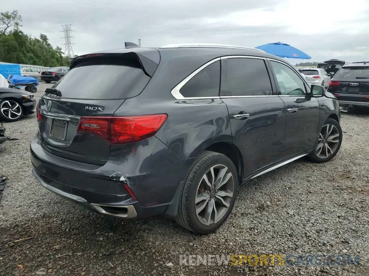 3 Photograph of a damaged car 5J8YD3H85KL002607 ACURA MDX 2019