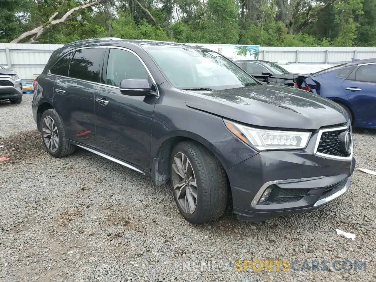 4 Photograph of a damaged car 5J8YD3H85KL002607 ACURA MDX 2019