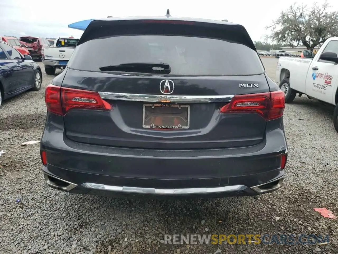 6 Photograph of a damaged car 5J8YD3H85KL002607 ACURA MDX 2019