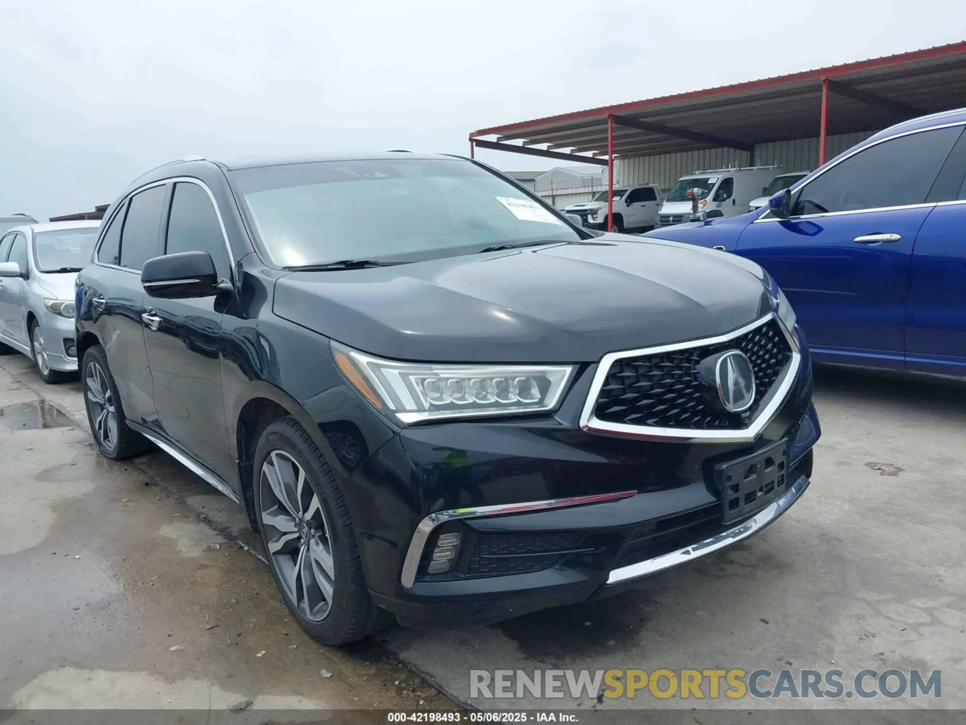 1 Photograph of a damaged car 5J8YD3H93KL000475 ACURA MDX 2019