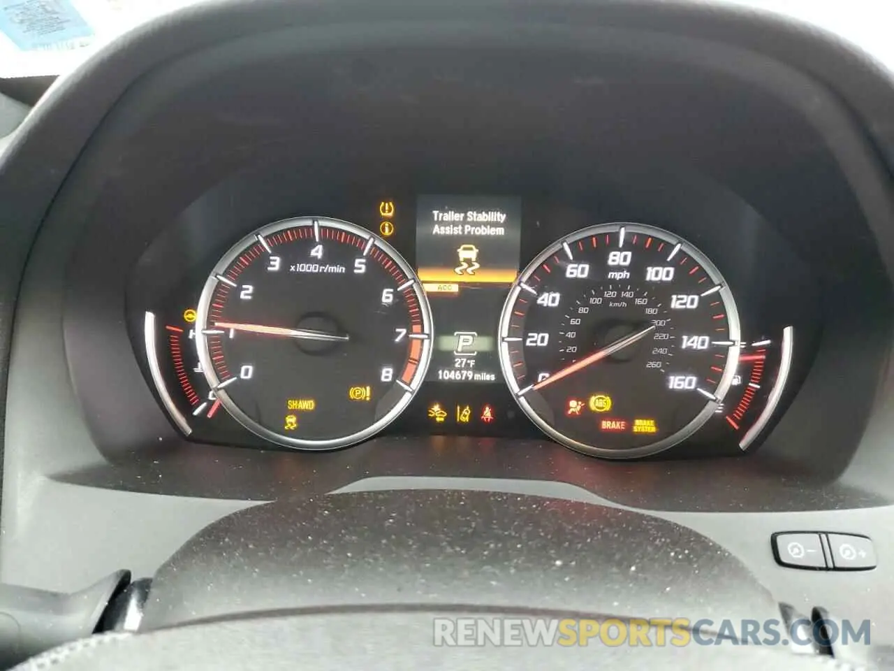 9 Photograph of a damaged car 5J8YD4H04KL013744 ACURA MDX 2019
