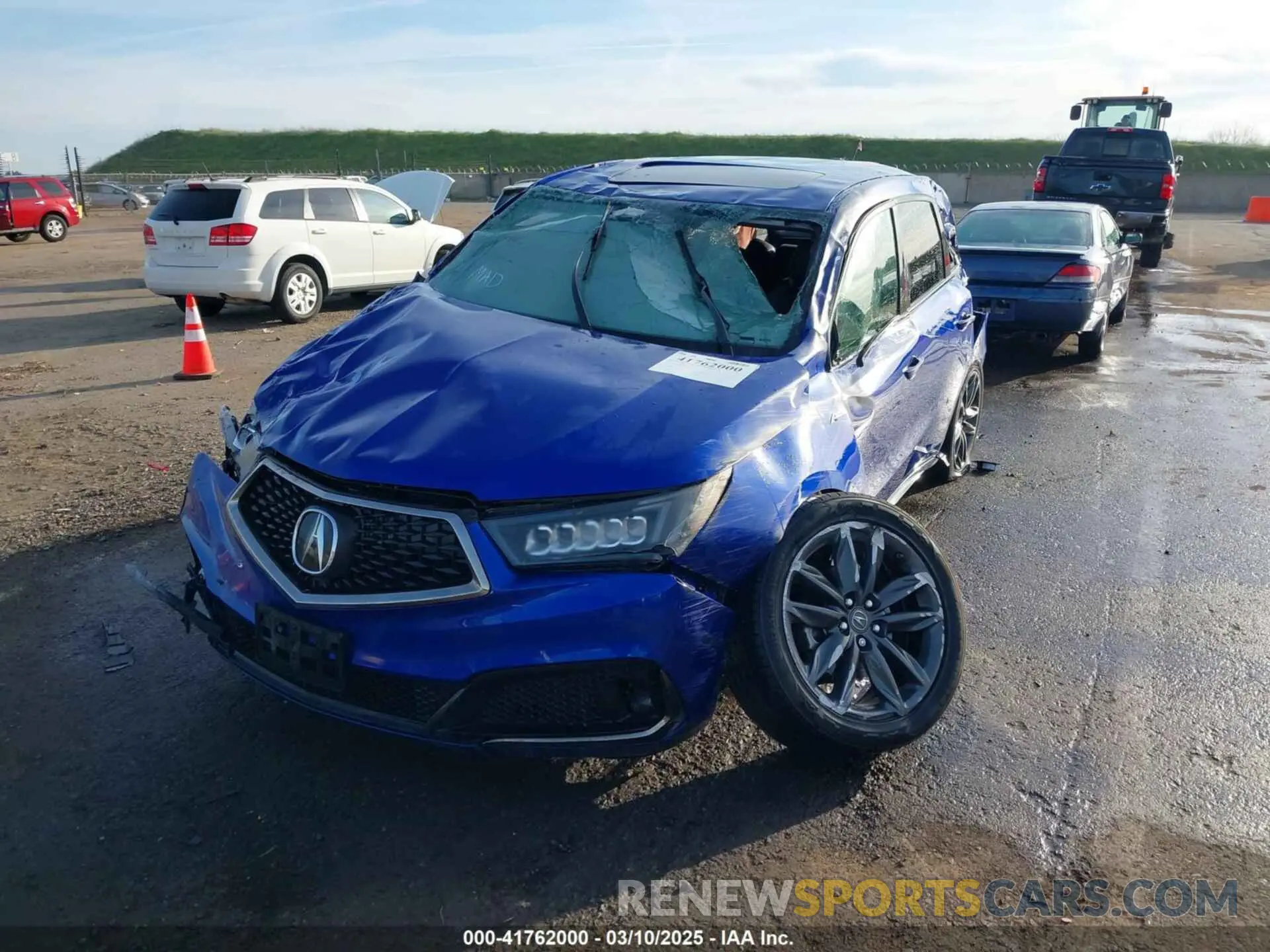 6 Photograph of a damaged car 5J8YD4H06KL028312 ACURA MDX 2019