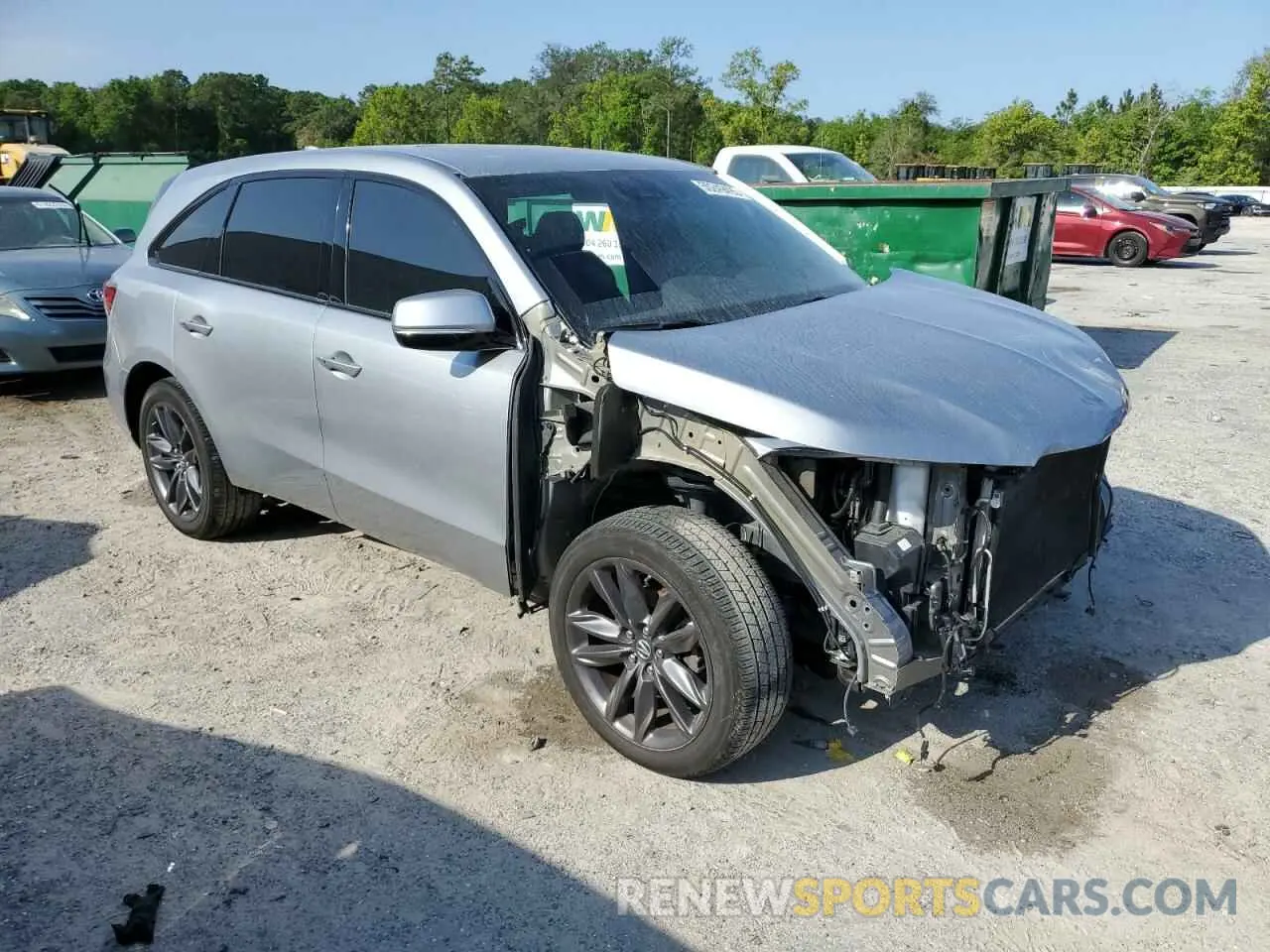 4 Photograph of a damaged car 5J8YD4H07KL010627 ACURA MDX 2019
