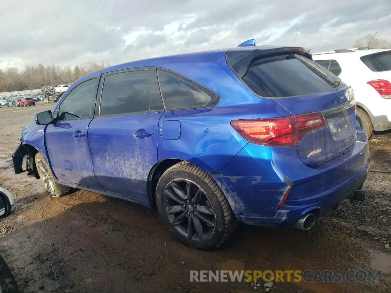 2 Photograph of a damaged car 5J8YD4H08KL011219 ACURA MDX 2019