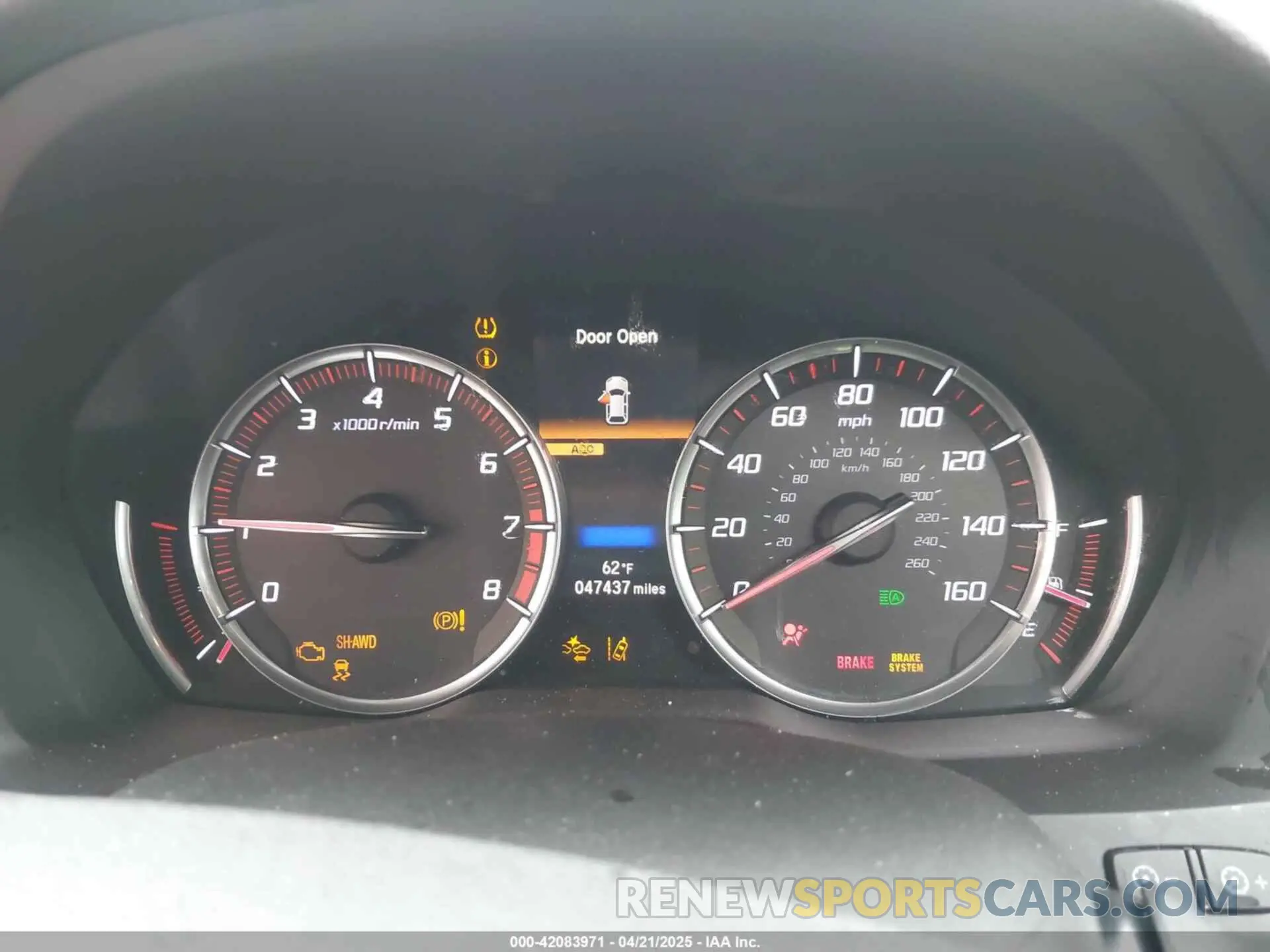 7 Photograph of a damaged car 5J8YD4H0XKL015238 ACURA MDX 2019