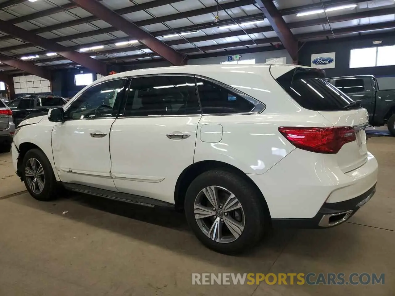 2 Photograph of a damaged car 5J8YD4H31KL031239 ACURA MDX 2019