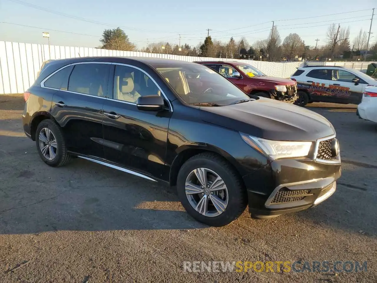 4 Photograph of a damaged car 5J8YD4H32KL021724 ACURA MDX 2019