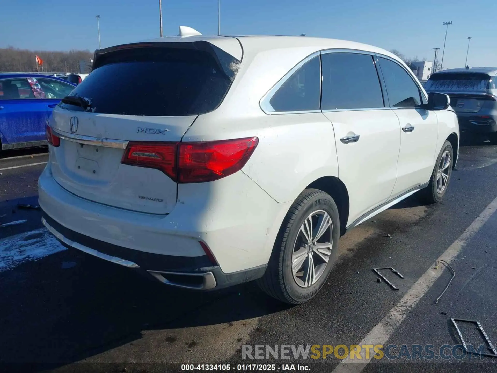 4 Photograph of a damaged car 5J8YD4H32KL035848 ACURA MDX 2019