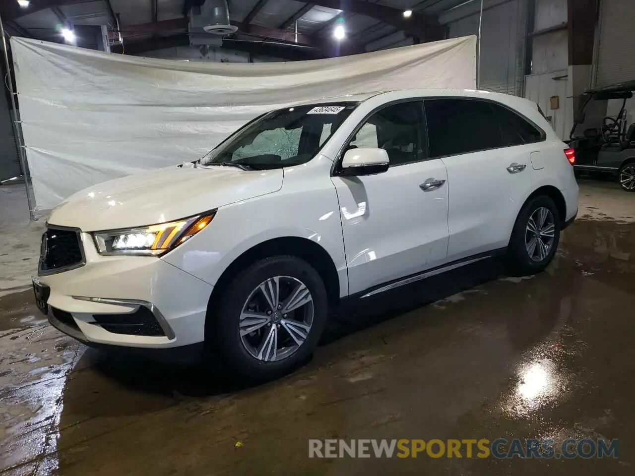 1 Photograph of a damaged car 5J8YD4H33KL033624 ACURA MDX 2019