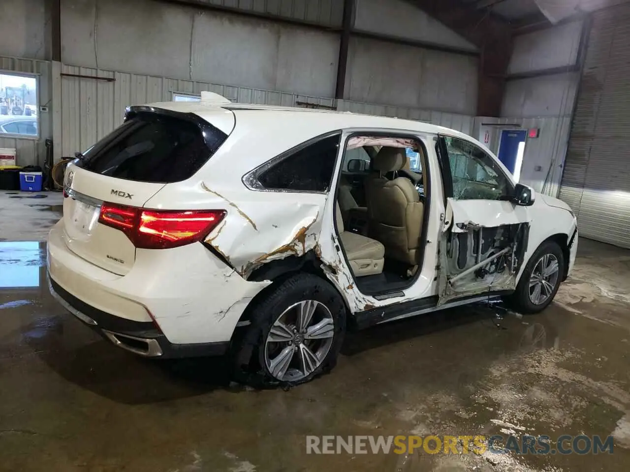 3 Photograph of a damaged car 5J8YD4H33KL033624 ACURA MDX 2019