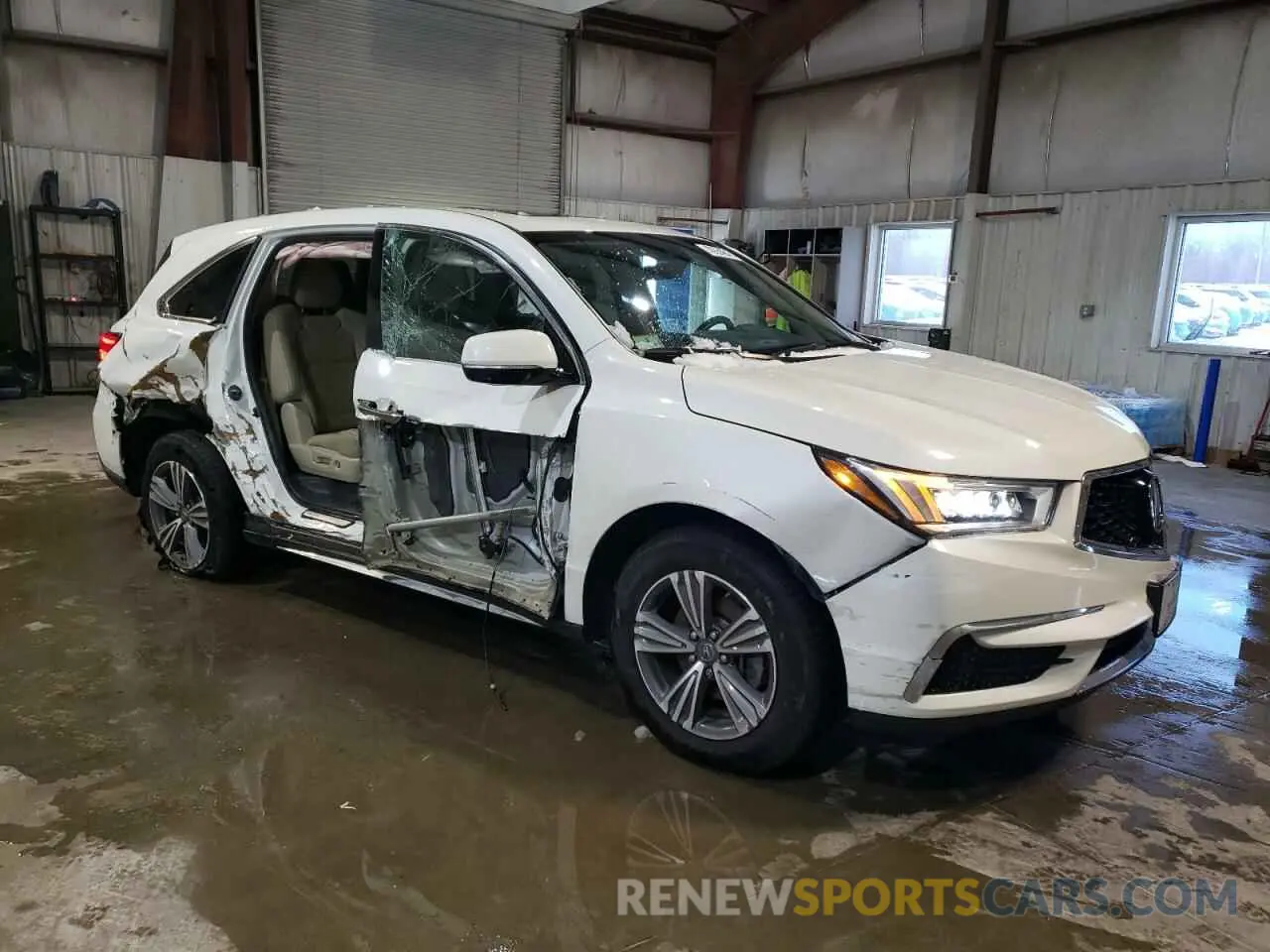 4 Photograph of a damaged car 5J8YD4H33KL033624 ACURA MDX 2019
