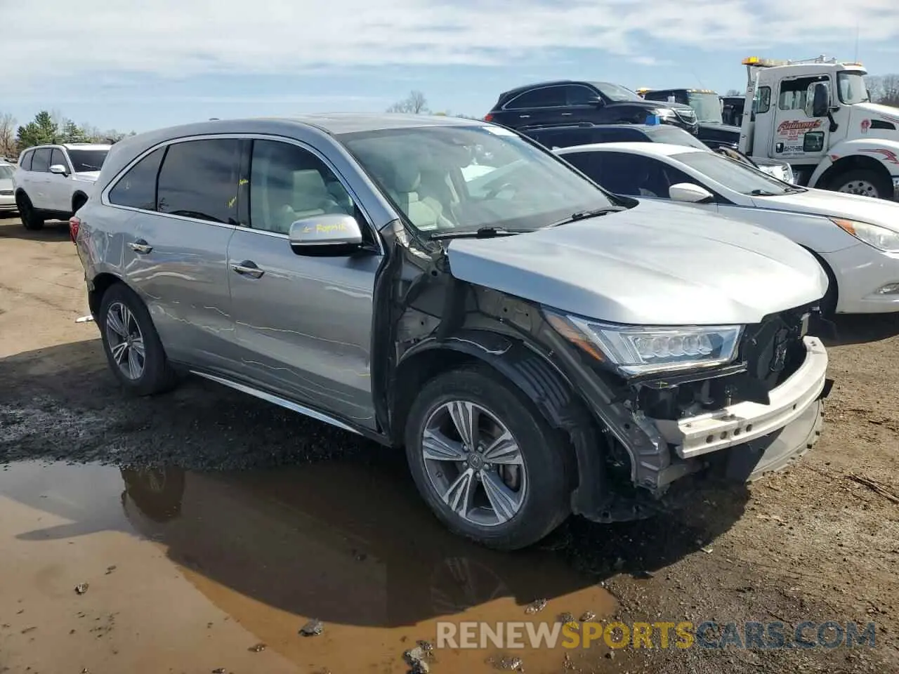 4 Photograph of a damaged car 5J8YD4H34KL025242 ACURA MDX 2019
