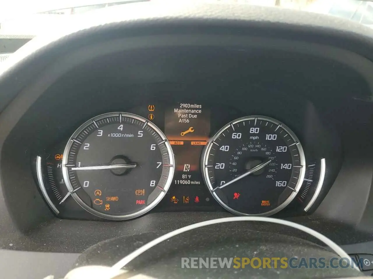 9 Photograph of a damaged car 5J8YD4H34KL025242 ACURA MDX 2019