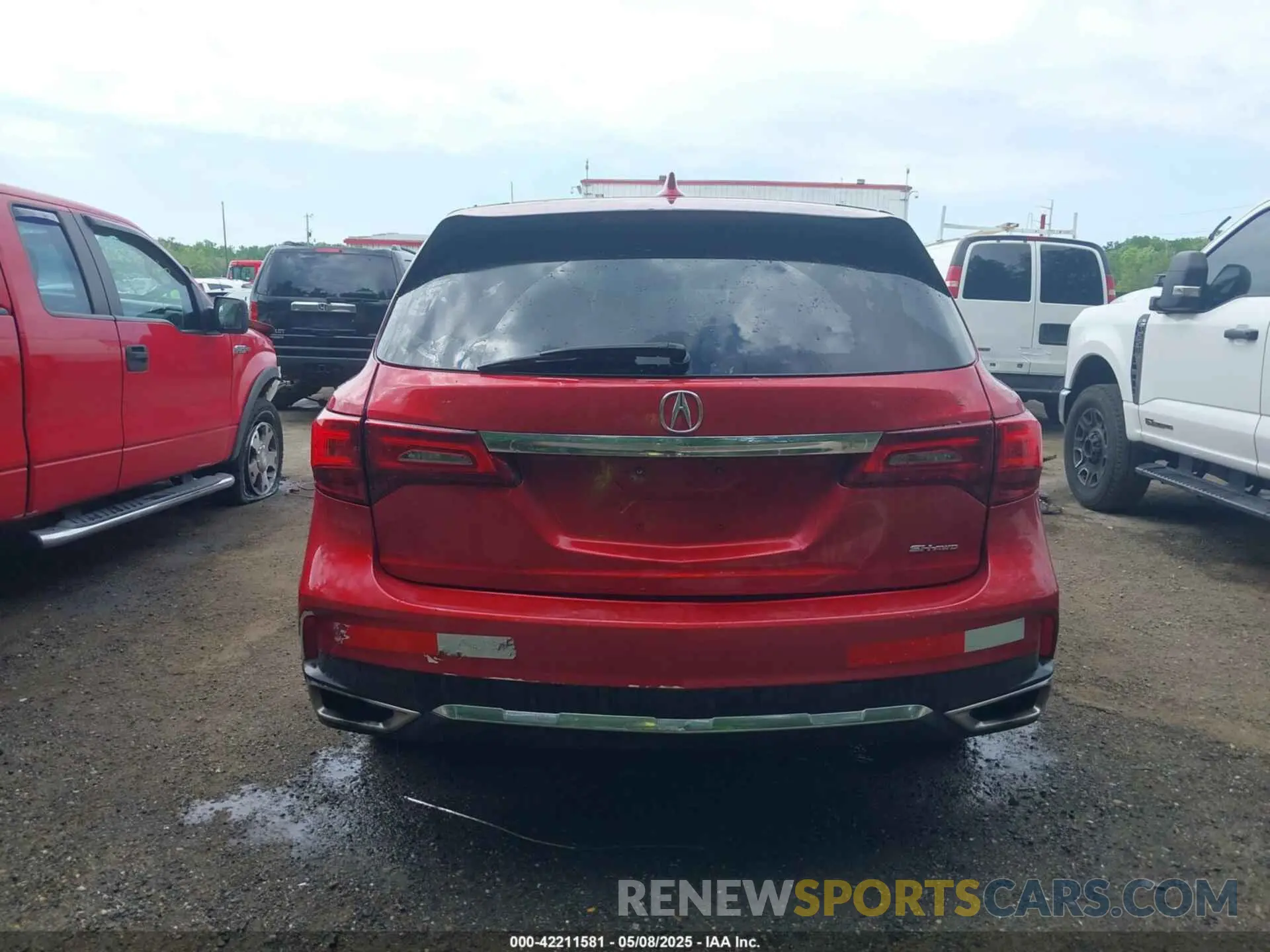 15 Photograph of a damaged car 5J8YD4H34KL030621 ACURA MDX 2019