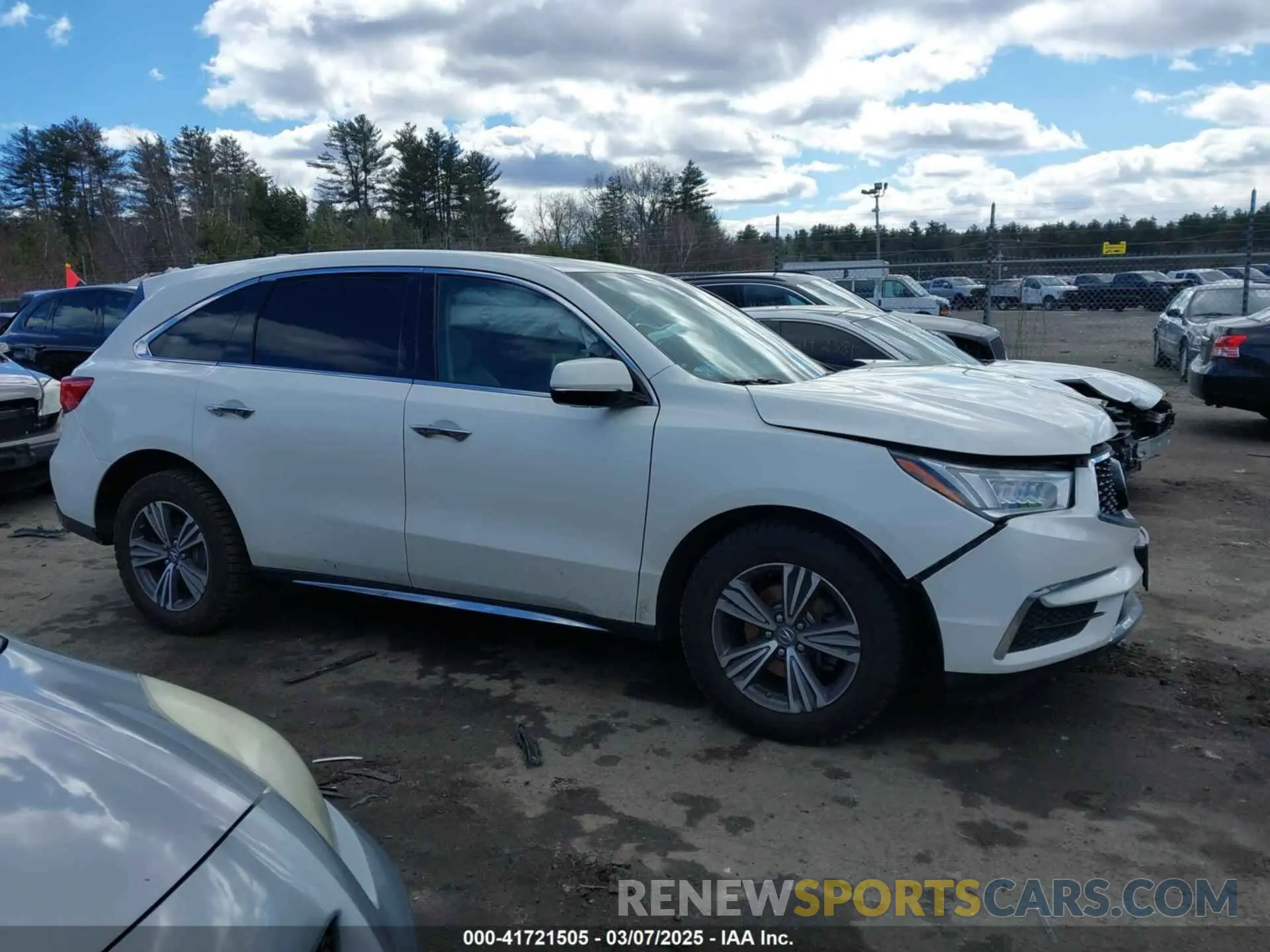 13 Photograph of a damaged car 5J8YD4H35KL033639 ACURA MDX 2019