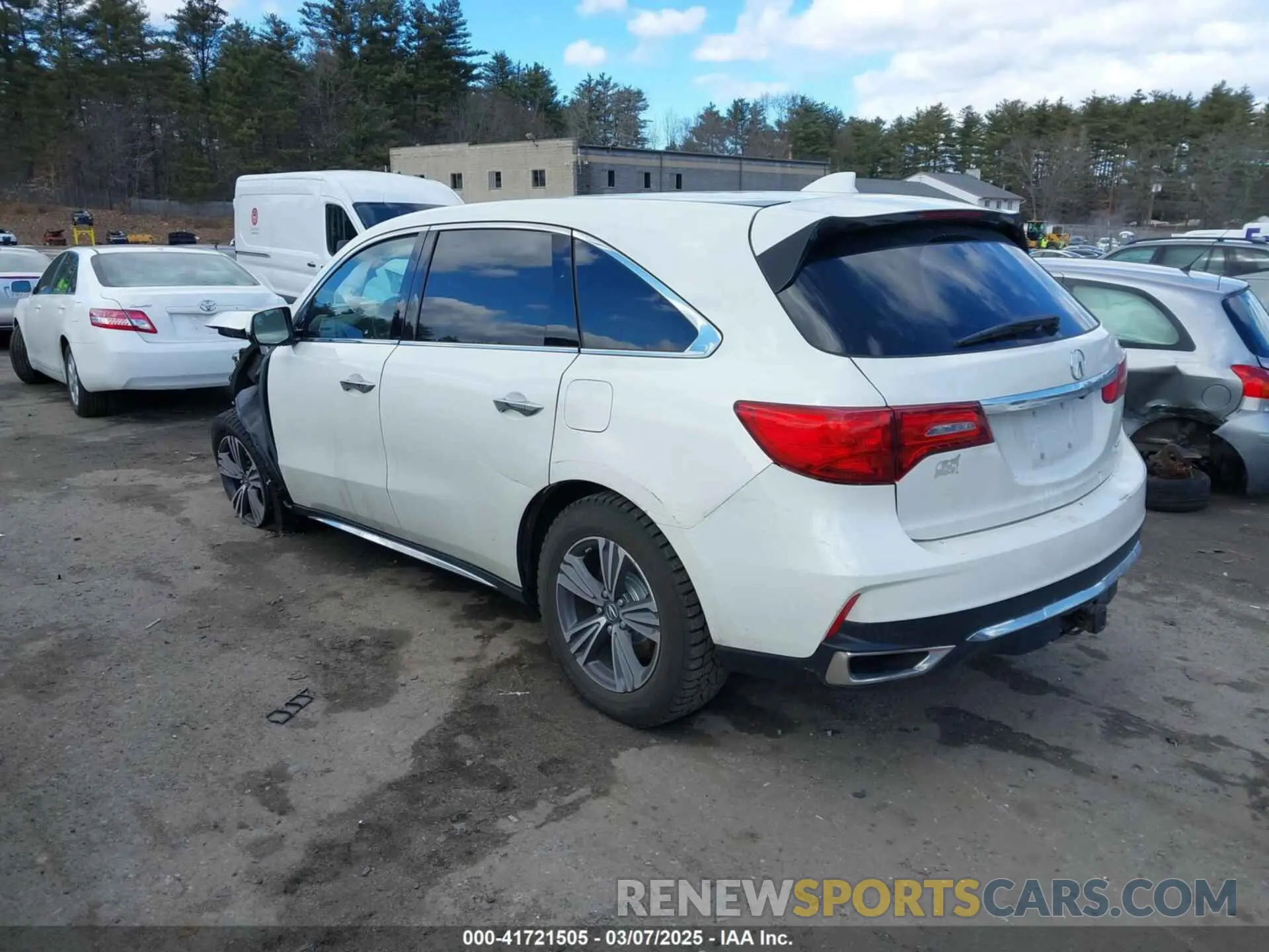 3 Photograph of a damaged car 5J8YD4H35KL033639 ACURA MDX 2019