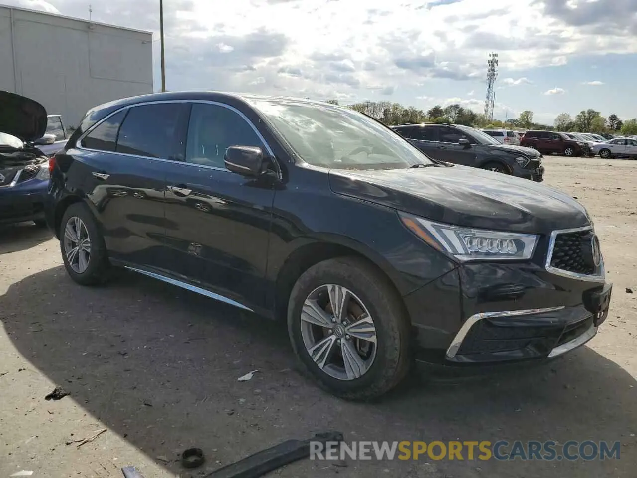4 Photograph of a damaged car 5J8YD4H36KL036503 ACURA MDX 2019