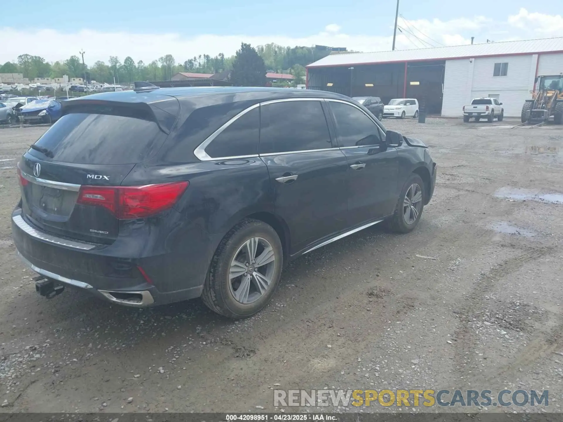 4 Photograph of a damaged car 5J8YD4H37KL025395 ACURA MDX 2019