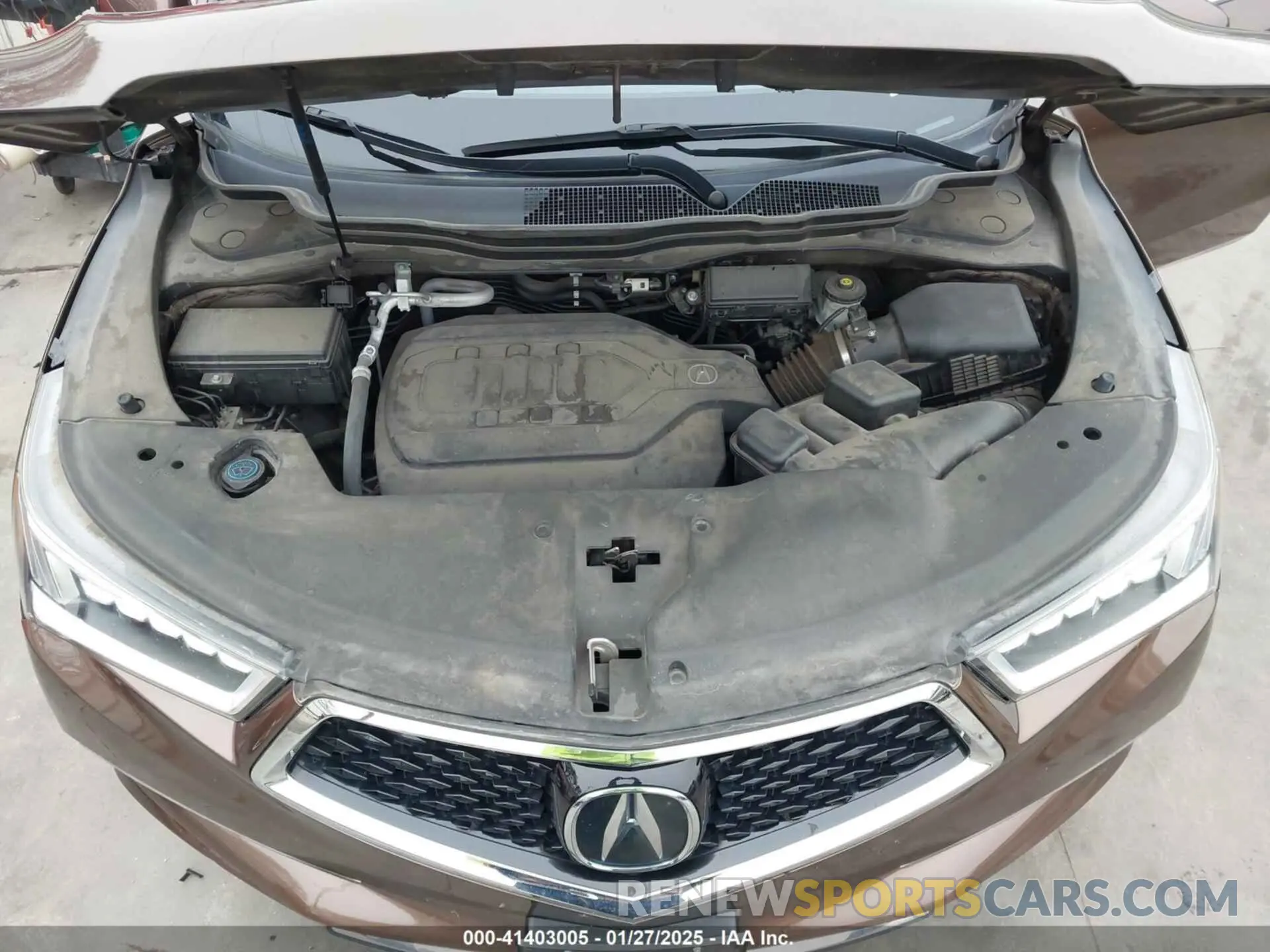 10 Photograph of a damaged car 5J8YD4H37KL028619 ACURA MDX 2019