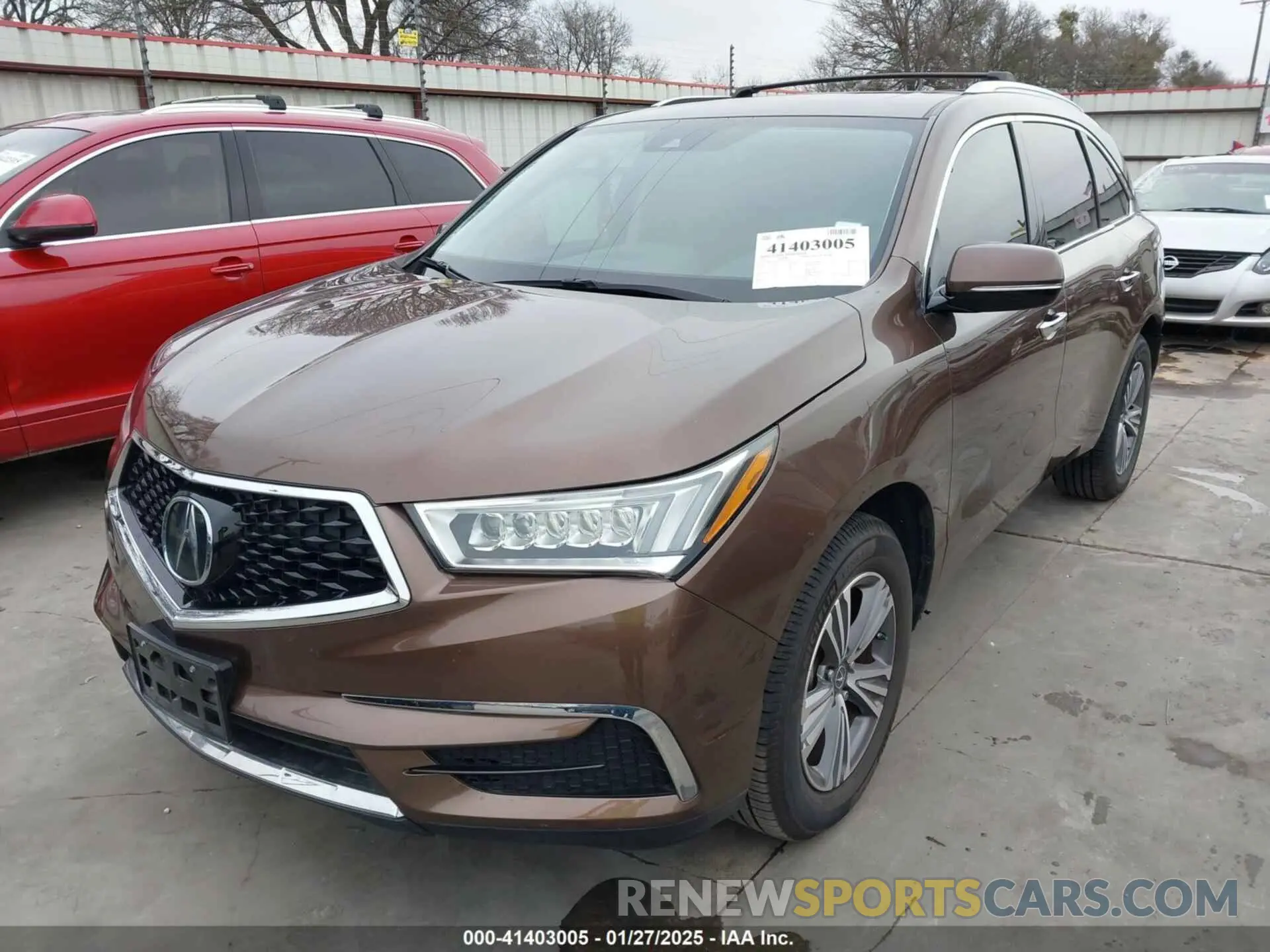 2 Photograph of a damaged car 5J8YD4H37KL028619 ACURA MDX 2019