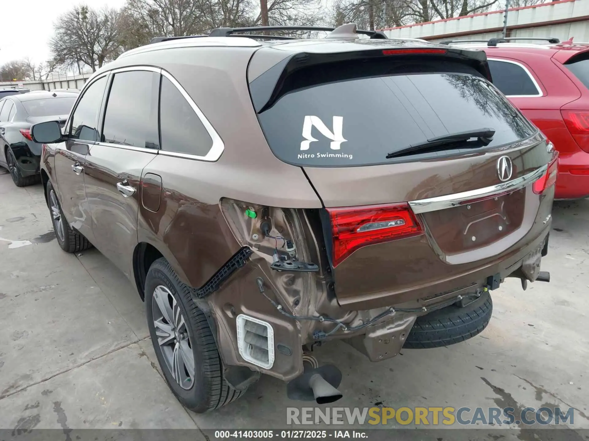 3 Photograph of a damaged car 5J8YD4H37KL028619 ACURA MDX 2019
