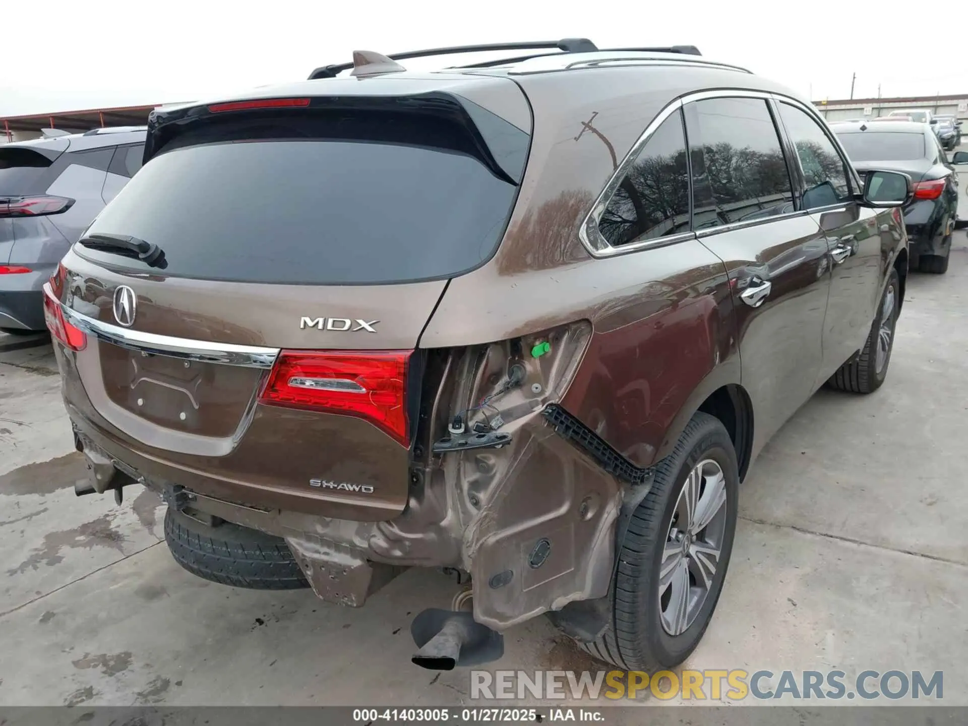 4 Photograph of a damaged car 5J8YD4H37KL028619 ACURA MDX 2019