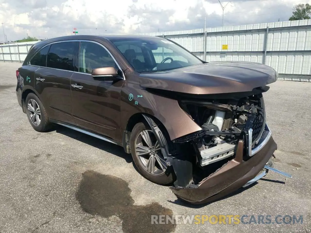 4 Photograph of a damaged car 5J8YD4H38KL002109 ACURA MDX 2019
