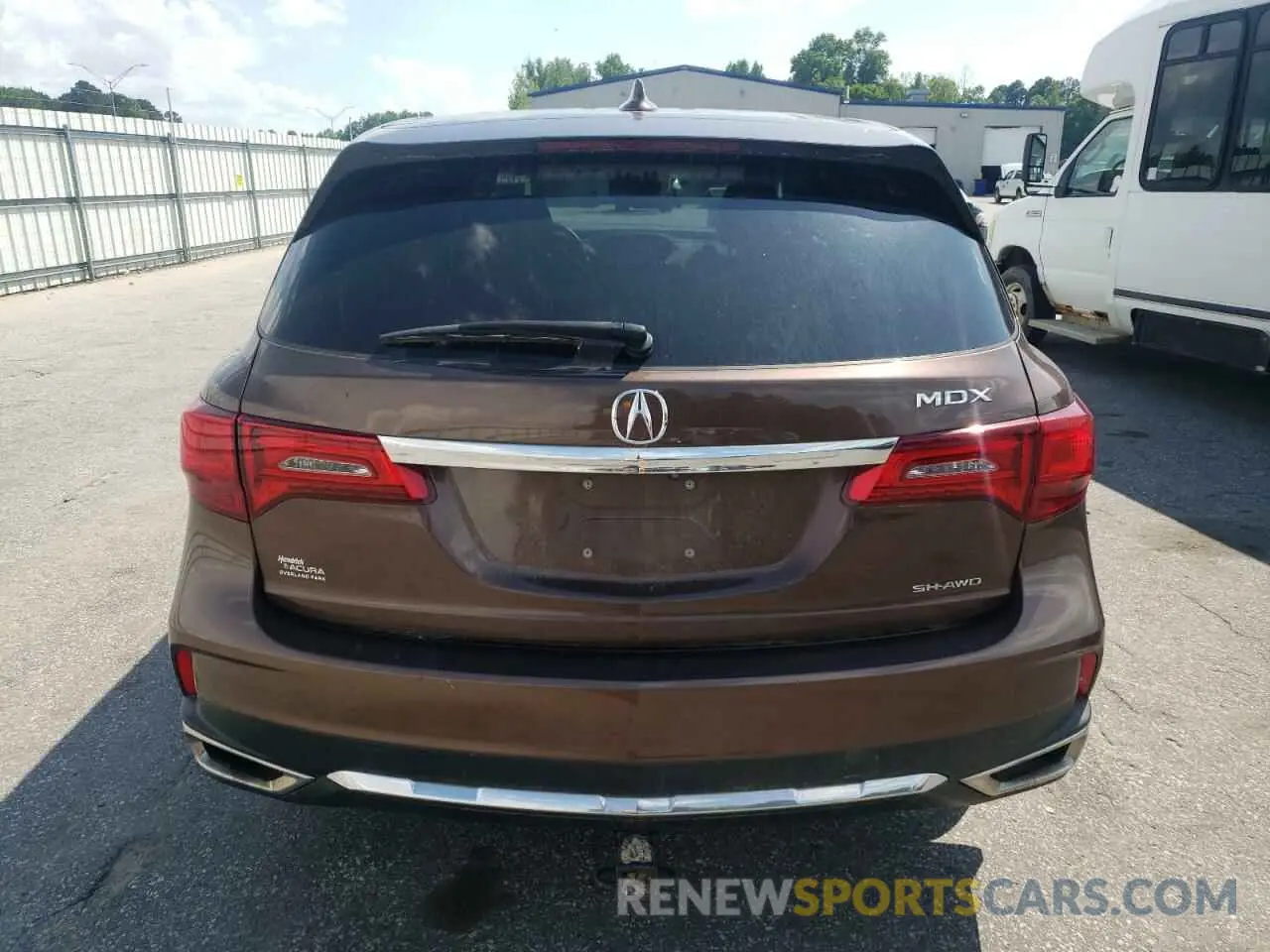 6 Photograph of a damaged car 5J8YD4H38KL002109 ACURA MDX 2019