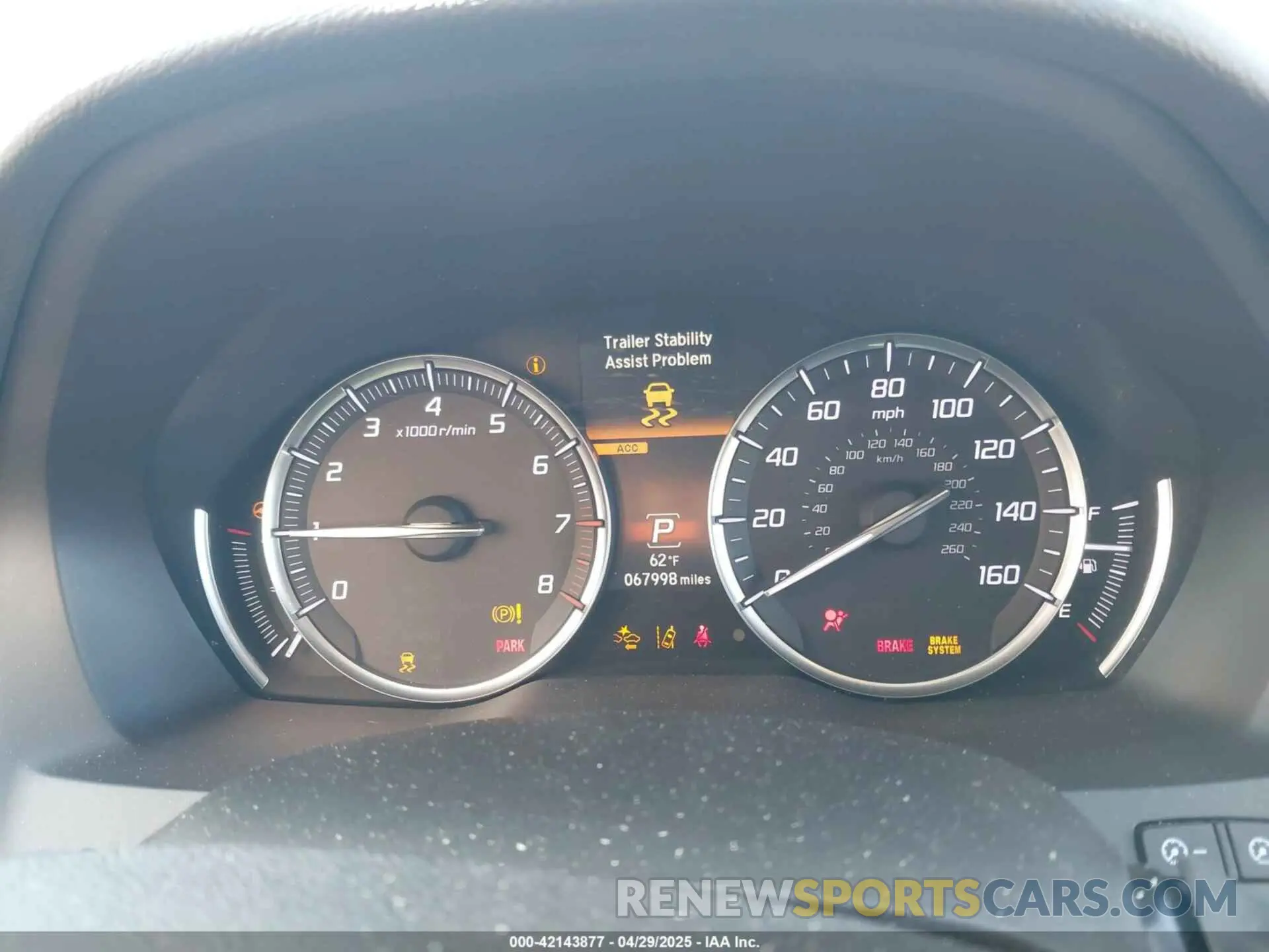7 Photograph of a damaged car 5J8YD4H39KL000188 ACURA MDX 2019