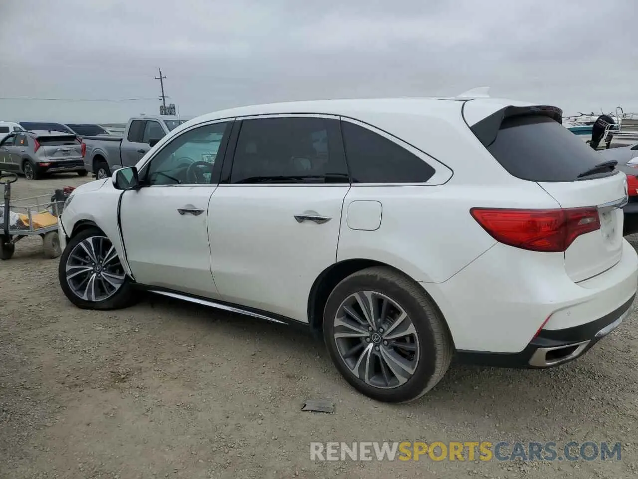 2 Photograph of a damaged car 5J8YD4H50KL003207 ACURA MDX 2019