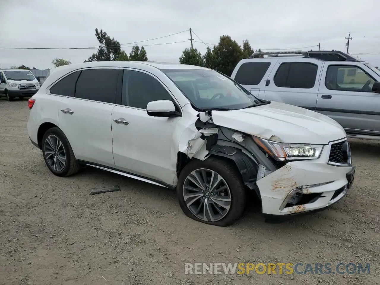 4 Photograph of a damaged car 5J8YD4H50KL003207 ACURA MDX 2019