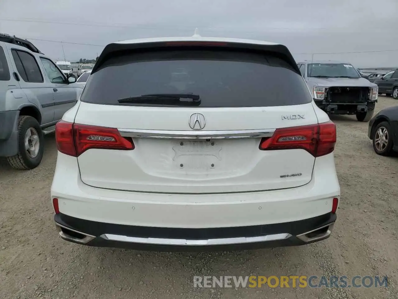 6 Photograph of a damaged car 5J8YD4H50KL003207 ACURA MDX 2019