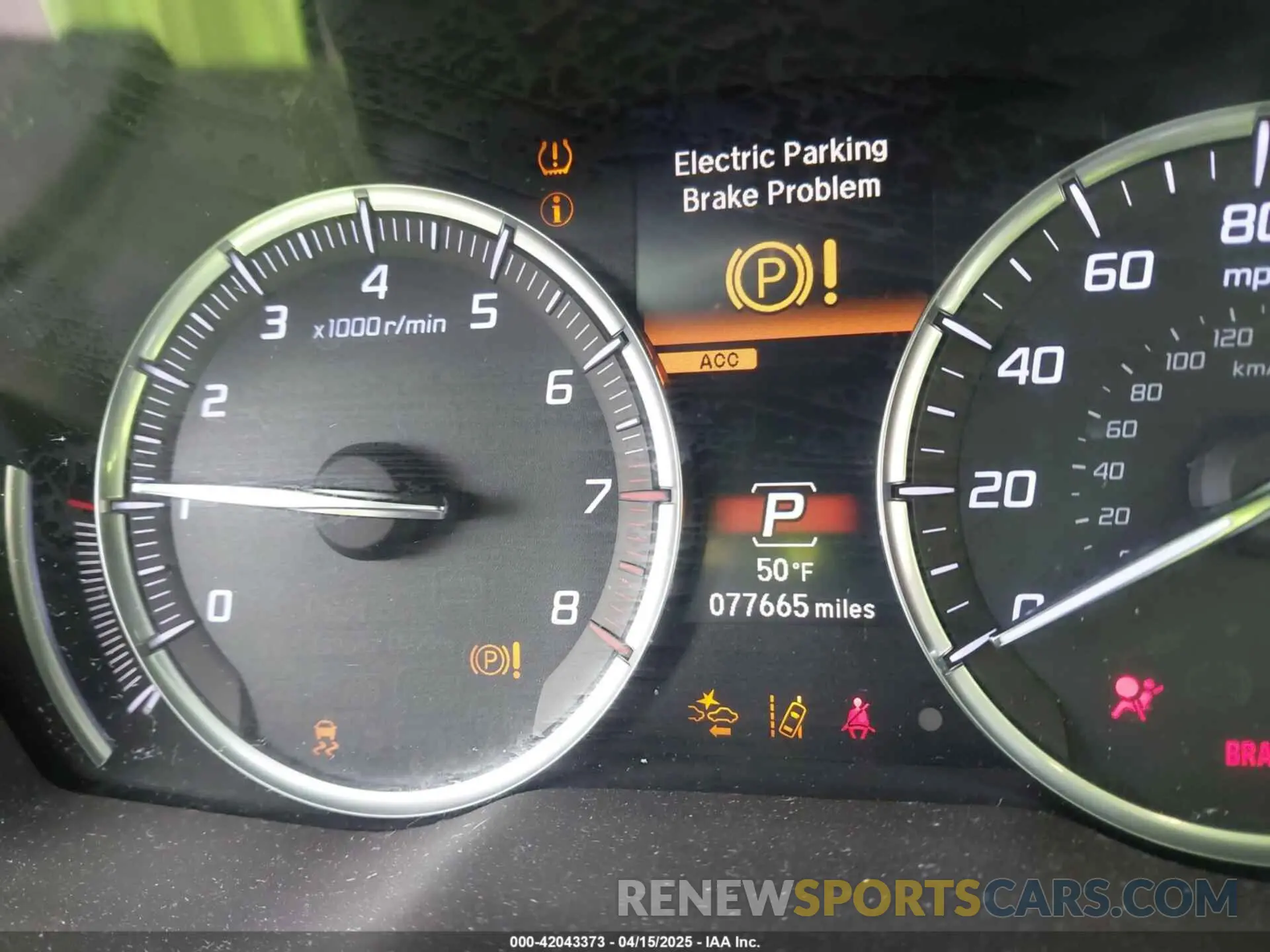 15 Photograph of a damaged car 5J8YD4H50KL008665 ACURA MDX 2019