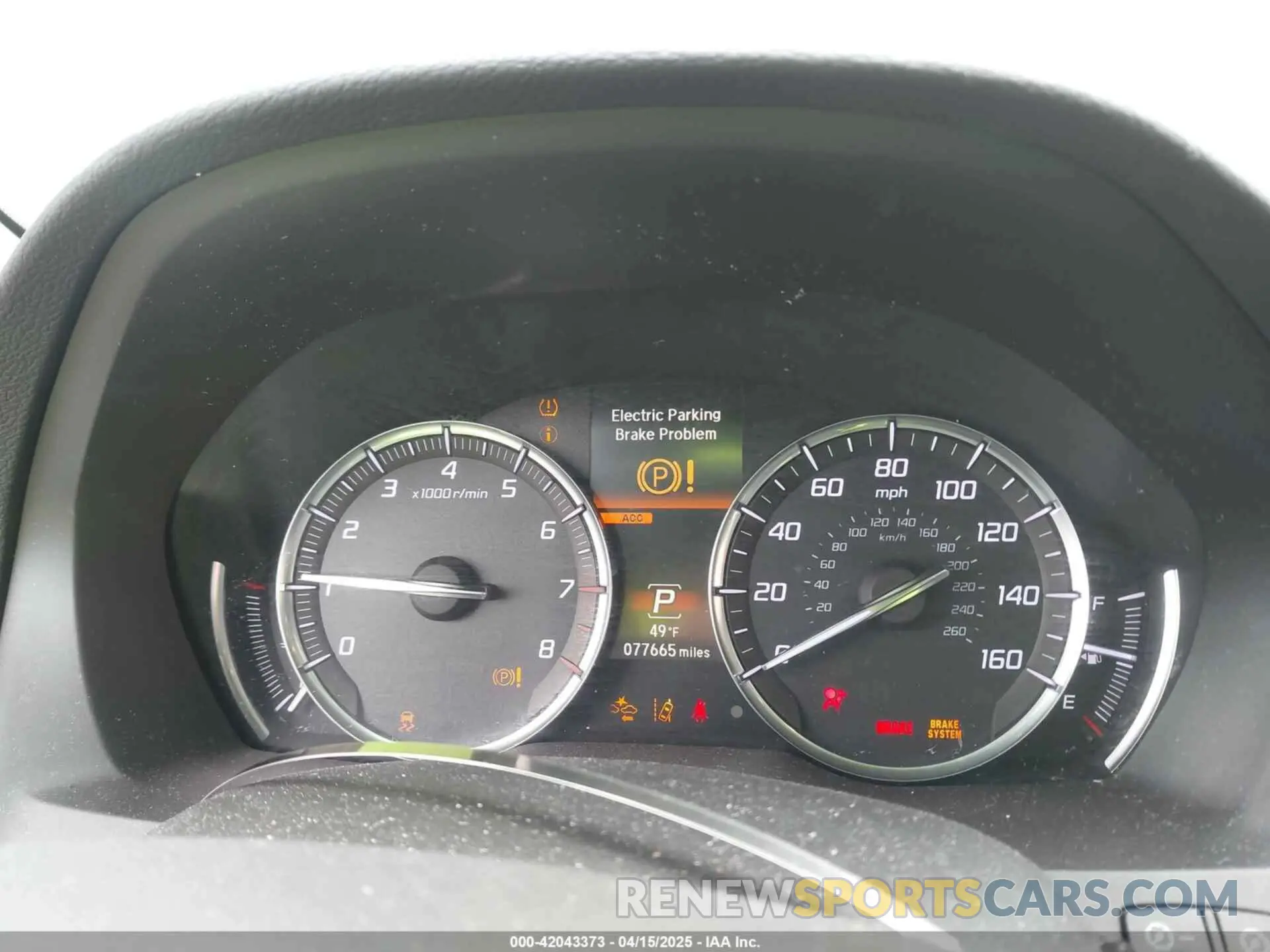 7 Photograph of a damaged car 5J8YD4H50KL008665 ACURA MDX 2019