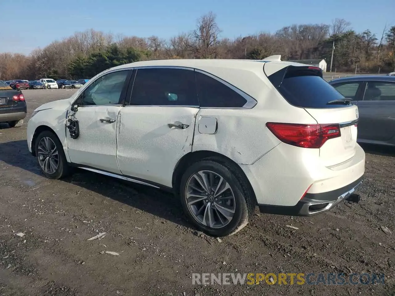 2 Photograph of a damaged car 5J8YD4H52KL030831 ACURA MDX 2019