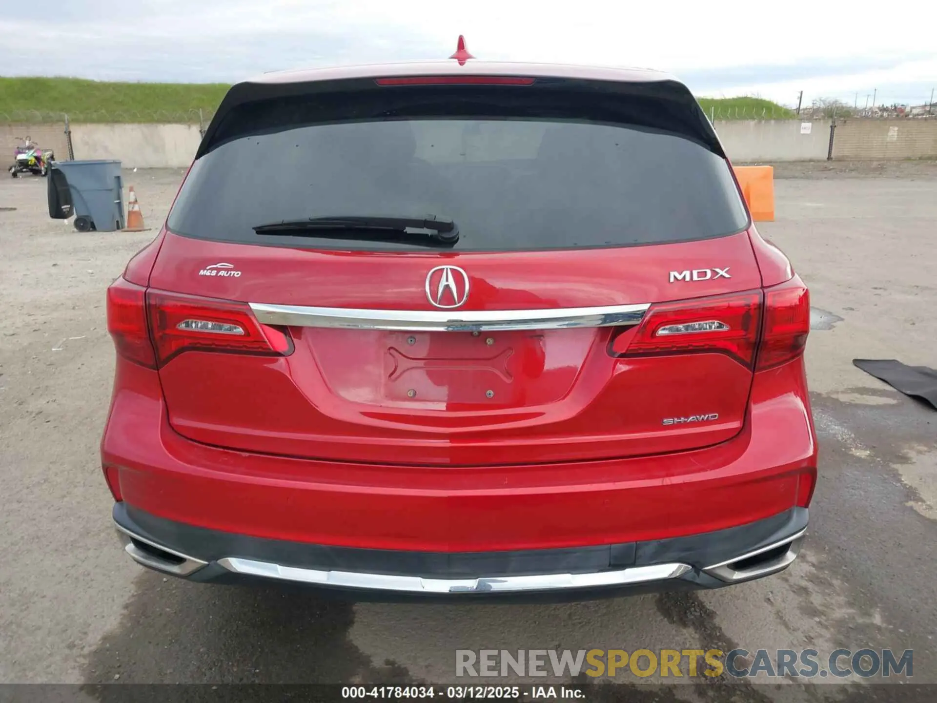 16 Photograph of a damaged car 5J8YD4H53KL012273 ACURA MDX 2019