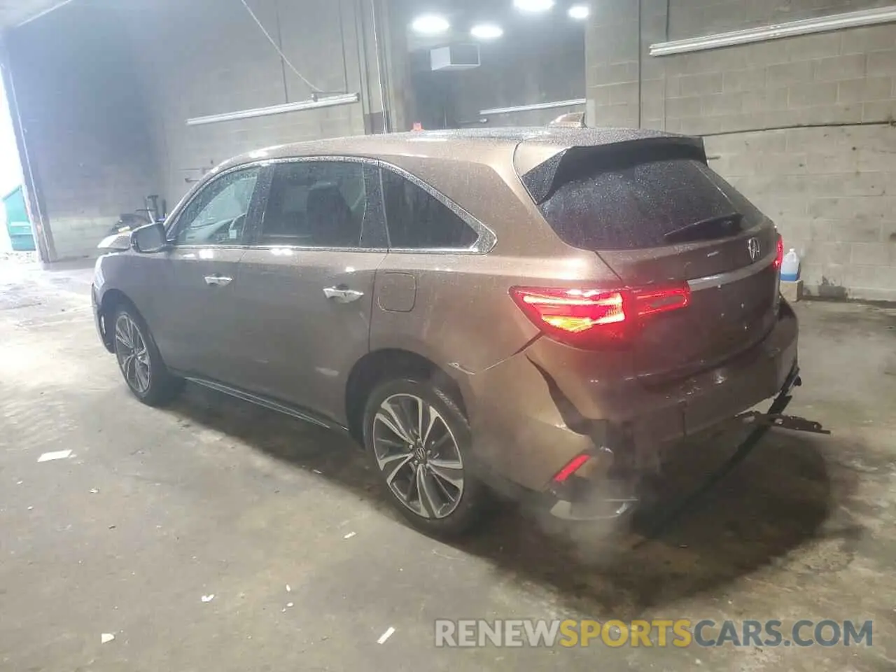 2 Photograph of a damaged car 5J8YD4H54KL012556 ACURA MDX 2019