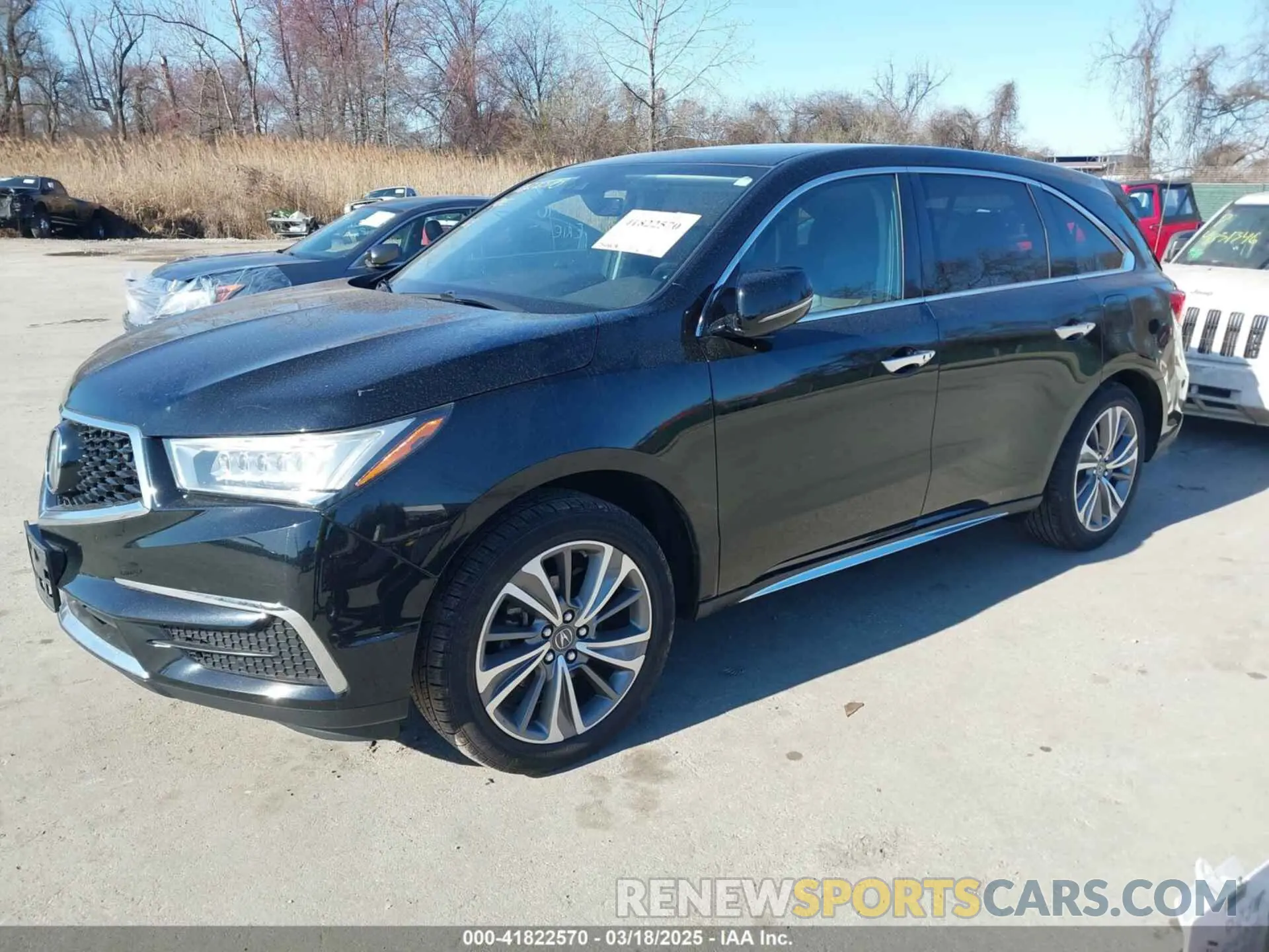 2 Photograph of a damaged car 5J8YD4H54KL022942 ACURA MDX 2019