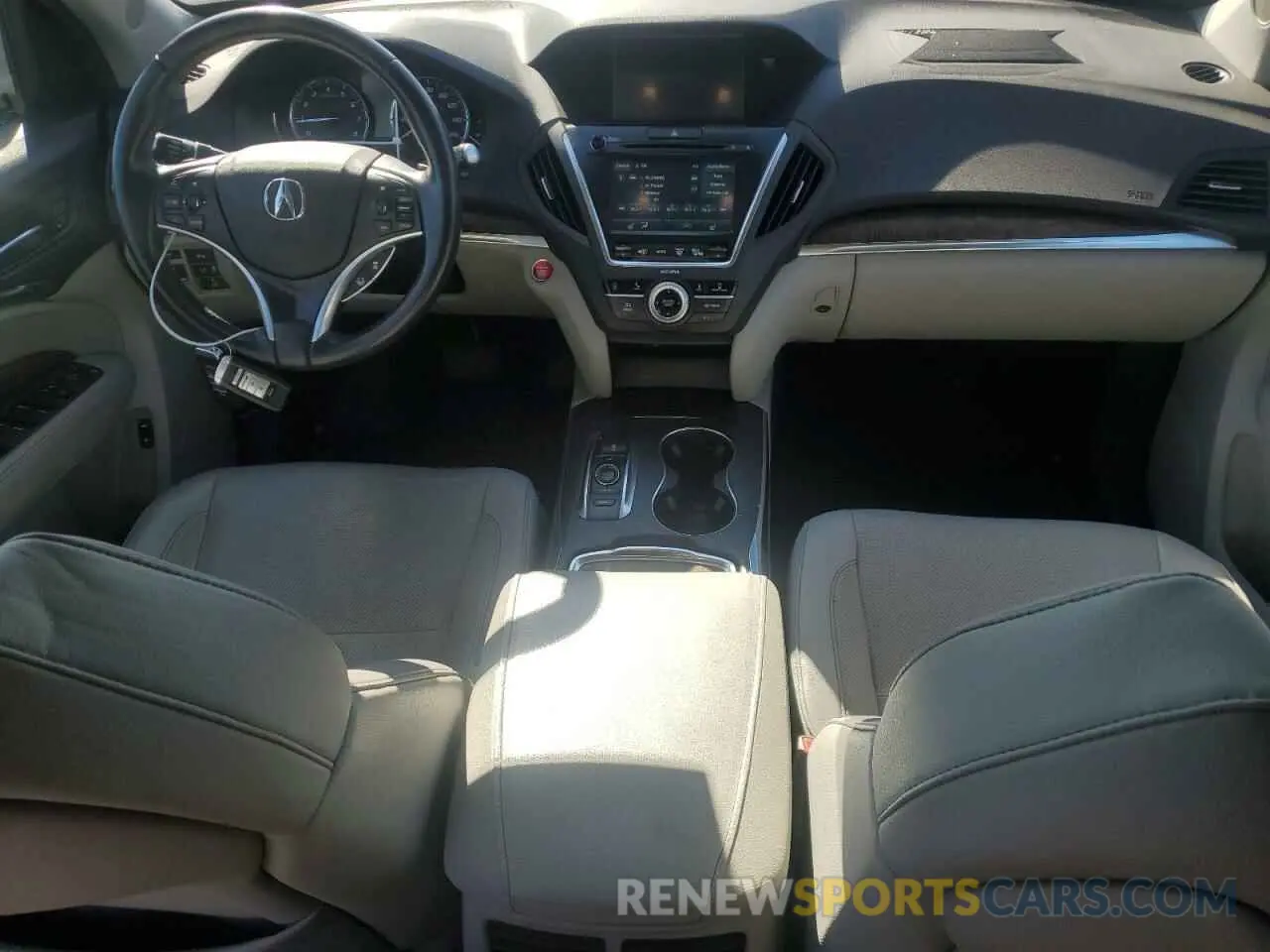 8 Photograph of a damaged car 5J8YD4H54KL033987 ACURA MDX 2019