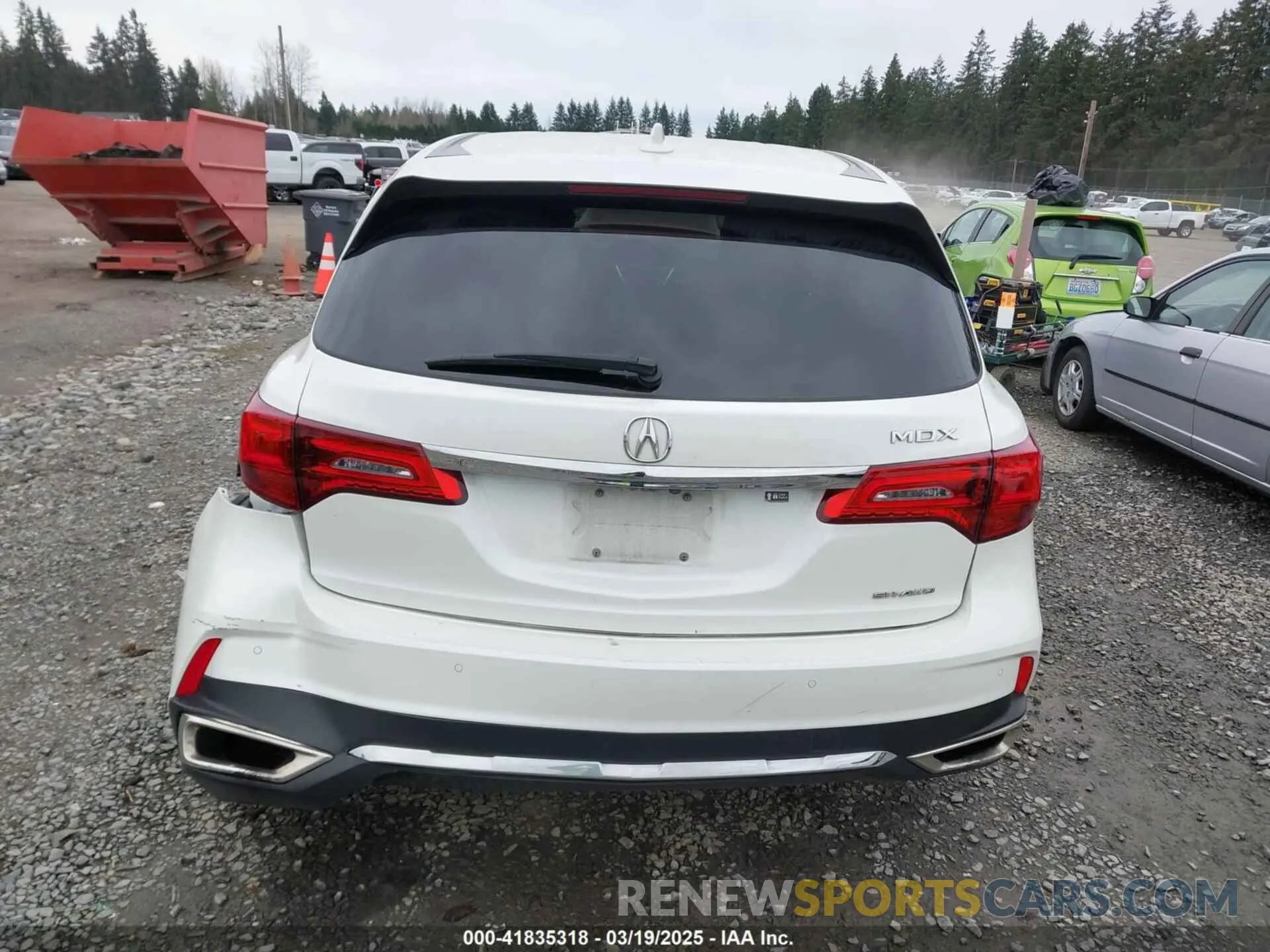 16 Photograph of a damaged car 5J8YD4H55KL016745 ACURA MDX 2019