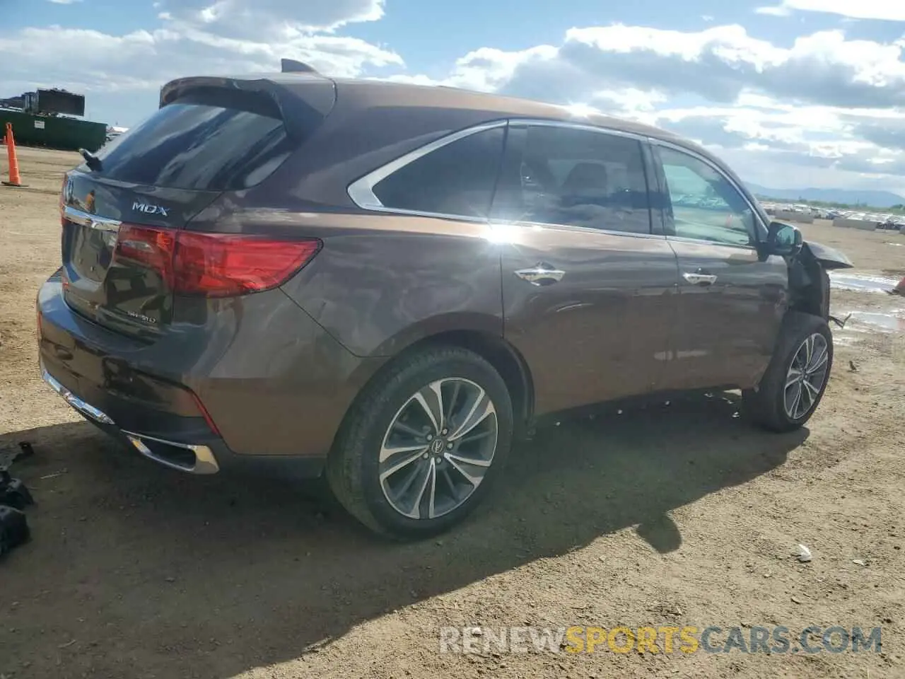 3 Photograph of a damaged car 5J8YD4H55KL018219 ACURA MDX 2019